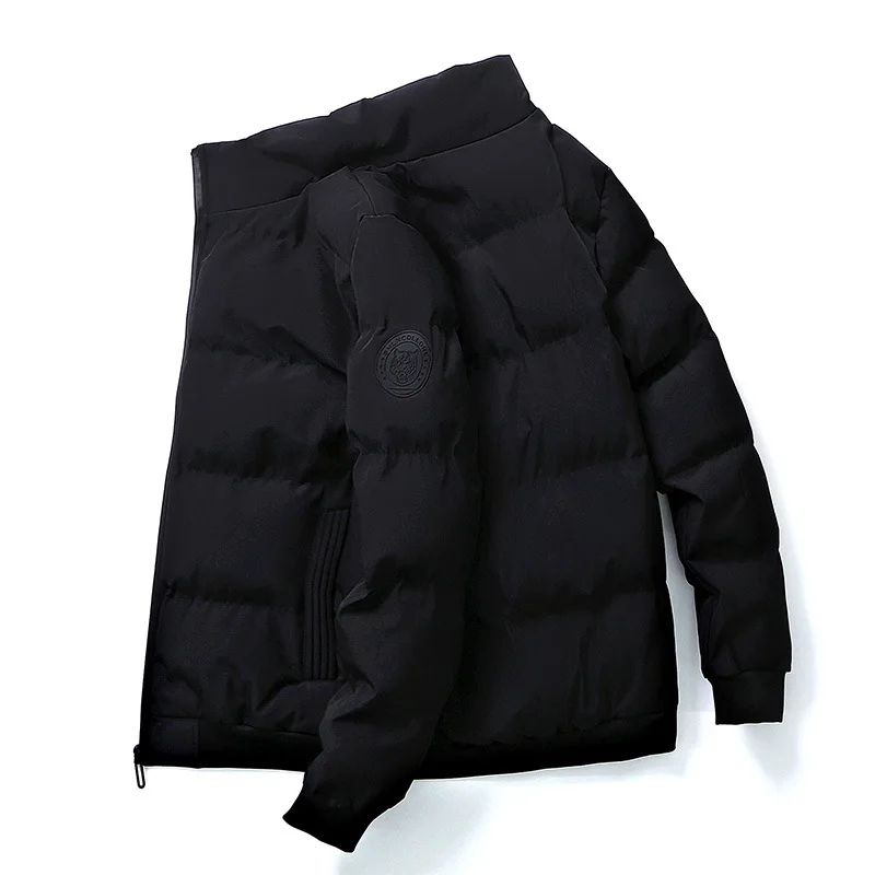 2021 Winter Coat Men's Warm Parka Coat Streetwear Cotton Jacket Slim Men's Jacket Windproof Thicken Jacket Men's Clothing Direct