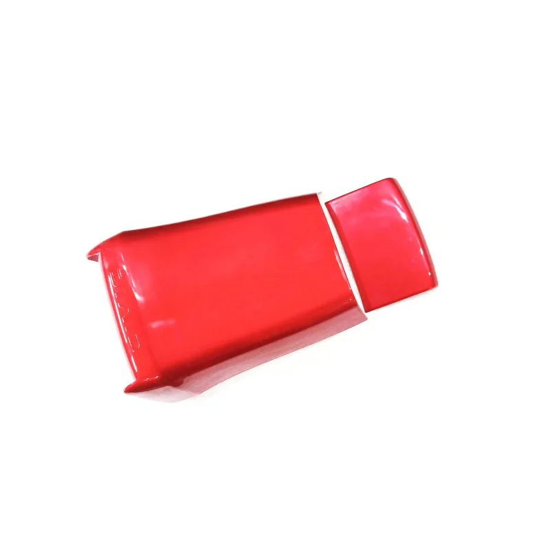 Car interior carbon fibre style center console armrest box protect cover case for Honda Civic 10th 2016 2017 2018 2019 accssorie |