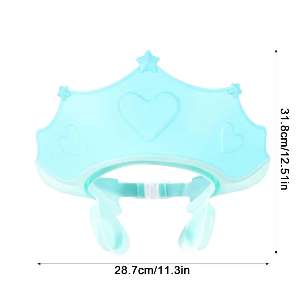 Baby Shower Soft Cap Adjustable Hair Wash Hat For Kids Ear Protection Safe Children Shampoo Bathing Shower Protect Head Cover images - 6
