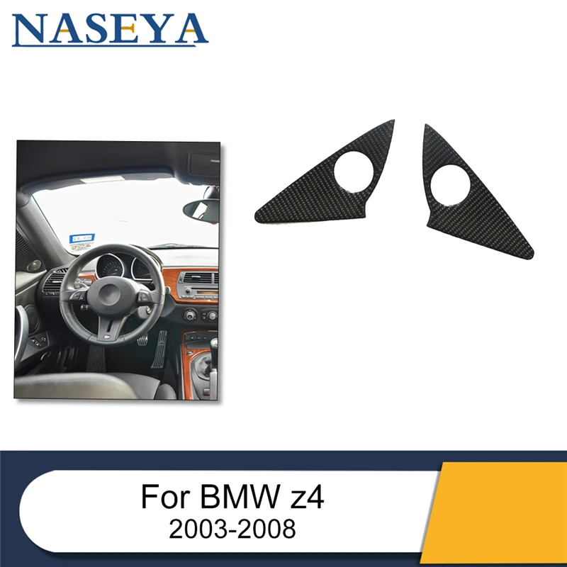 

For BMW Z4 2003-2008 Car Treble Speaker Panel Car Accessories Carbon Fiber Cover Trim Protection Decorative Trim
