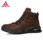 HUMTTO Водонепроницаемая походная обувь Альпинизм Кемпинг кожаные треккинговые ботинки мужские уличные горные тактические охотничьи кроссовки для мужчин