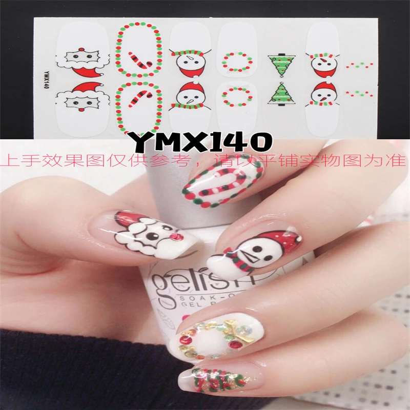 

Manicure Sticker Christmas Nail Polish Nail Manicure Art Design Nail Art Accessories And Suitable For Girls.