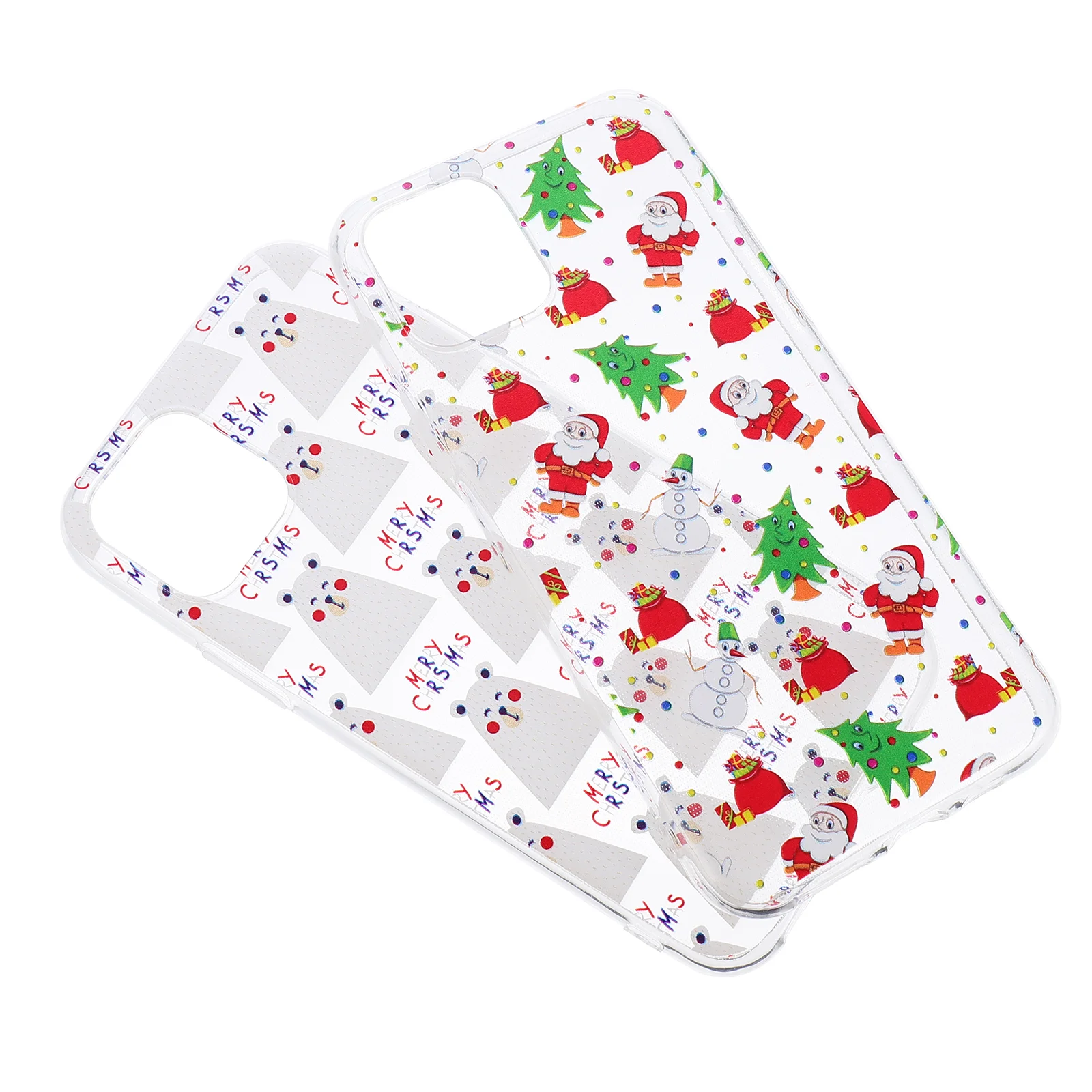 

Clear Phone TPU Case Christmas Phone Shell Compatible for Iphone11/11Pro (01+03)