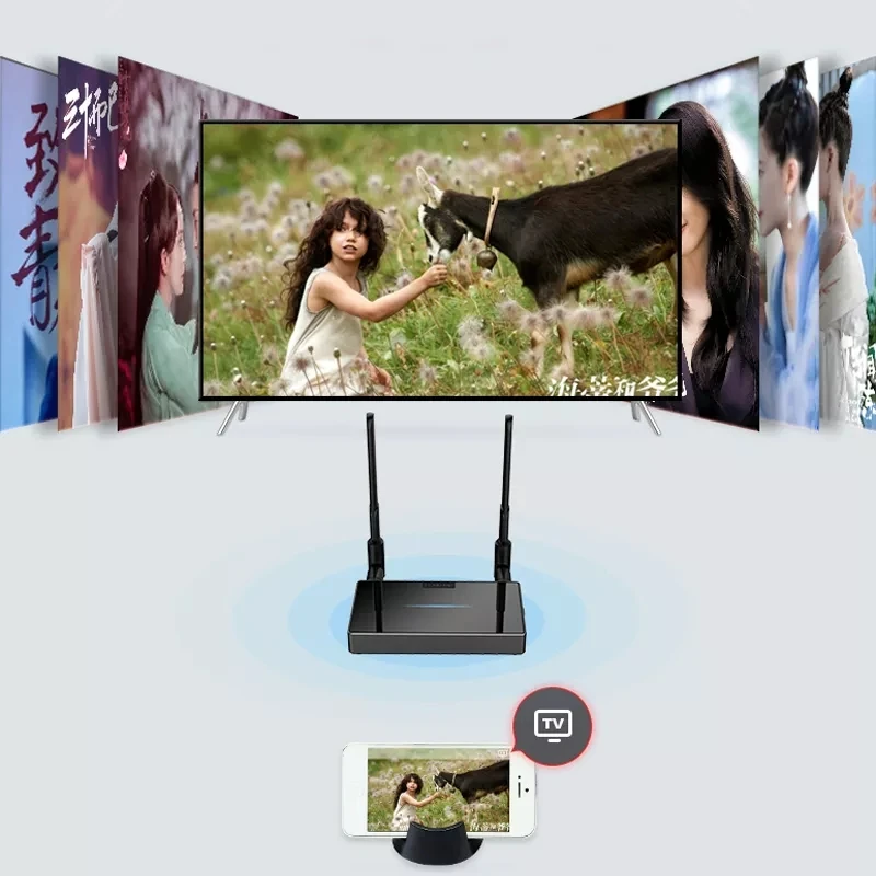 Беспроводной HDMI совместимый видеопередатчик ресивер комплект удлинителей