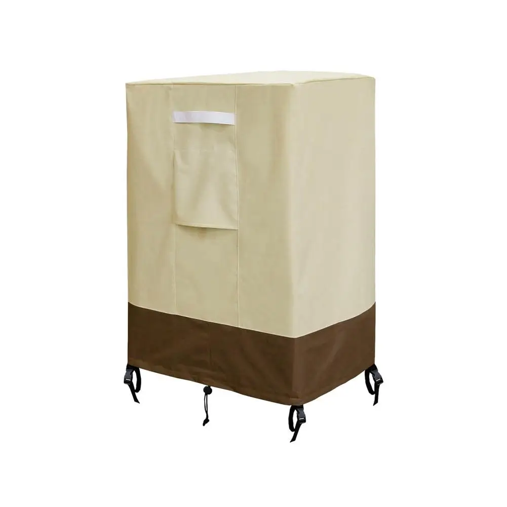 

Outdoor Covers 100 Waterproof Outdoor Fire Pit Cover Windproof All-Season Outdoor Column Covers Breathable Air Vents Easy To Ins