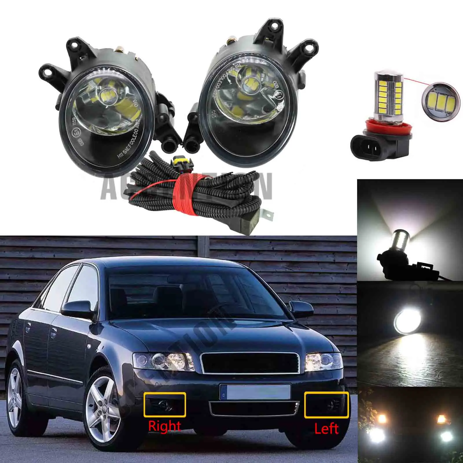 Авто Стайлинг светодиодный светильник передние противотуманные фары