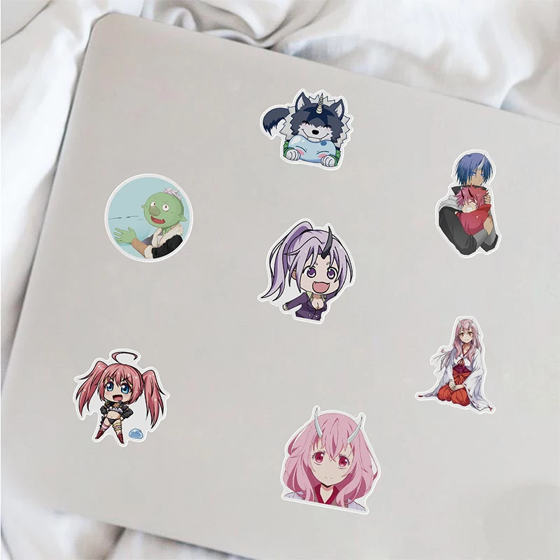 

10/30/50Pcs That Time I Got Reincarnated As A Slime Graffiti Sticker Waterproof Fridge Guitar Laptop Motorcycle Decal Toy