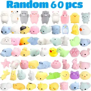 60 Pcs Kawaii Squishies Mochi Anima Squishy Toys for Kids Party Favors
Mini Stress Relief Toys for Birthday Gift Classroom Prize