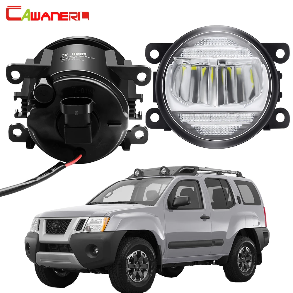 

2in1 Fog Light Assembly Daytime Running Lamp For Nissan Xterra N50 2005-2015 Car 30W 8000LM Front Bumper Fog Light DRL H11 12V