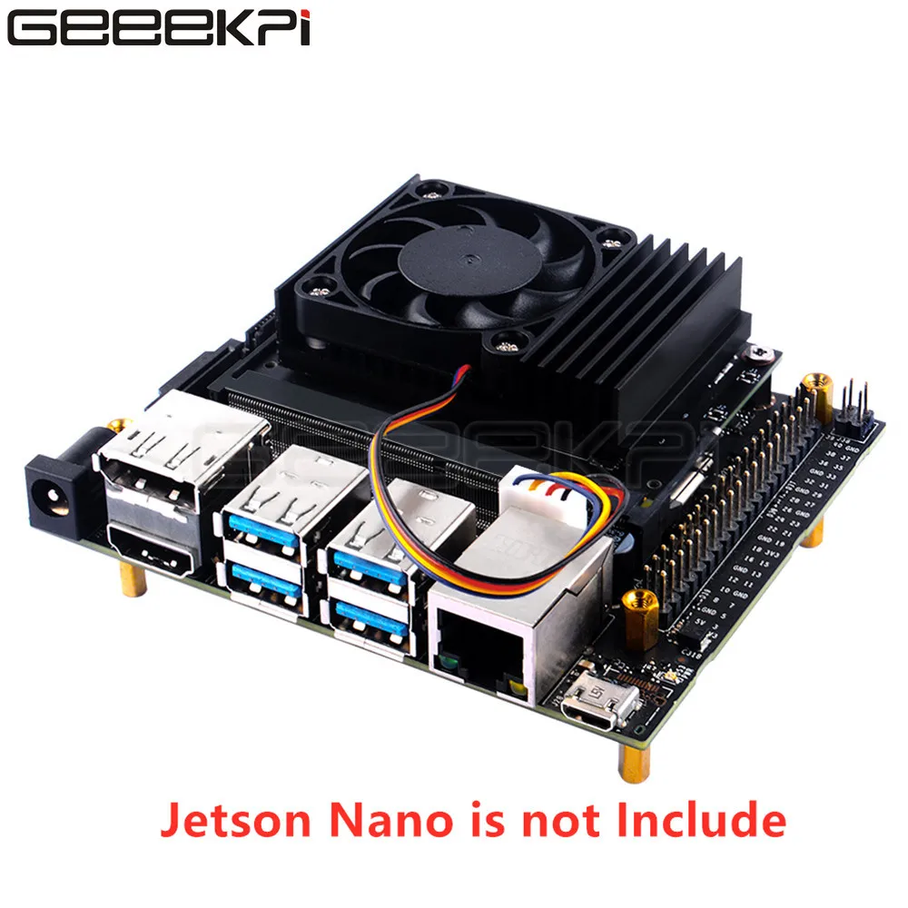

GeeekPi NVIDIA Jetson Nano Heat Sink with PWM adjustable speed fan (Not include Jetson Nano)