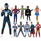 Костюм-суперма Железный мА для мальчиков, карнавальный костюм на Хэллоуин для детей, Звездные войны, Тор, супергерой вечерние, От 4 до 12 лет