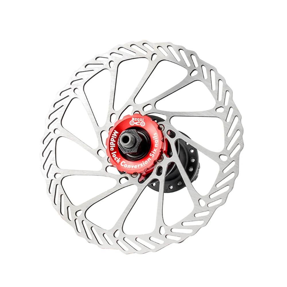 

Bicycle Centerlock Hub to 6-Bolt Disc Brake Rotor Adapter Aluminum Alloy with Stainless Steel Gasket Bicycle parts