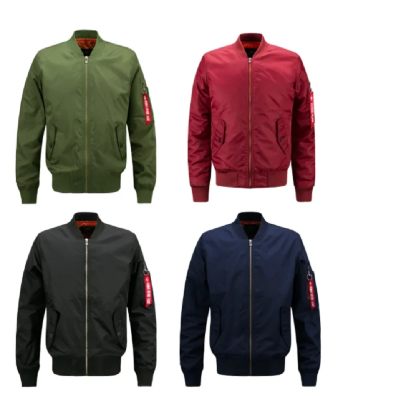

2020 NEW Mens Warm Dodge Fly Pilot jacket Car Logo Print Sweatshirt Hip Hop Male Clothing jacket