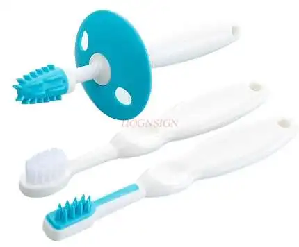 Детская учебная зубная щетка для малышей детская Мягкая волос От 0 до 1 года