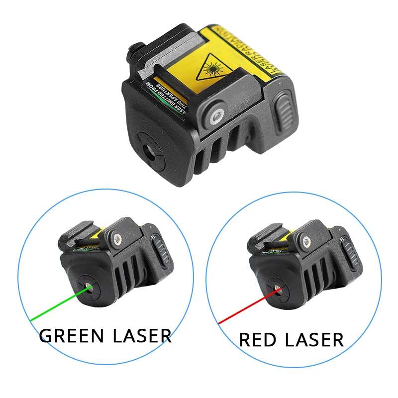 Регулируемый тактический мини красный перезаряжаемы лазерный прицел|laser sight|aim