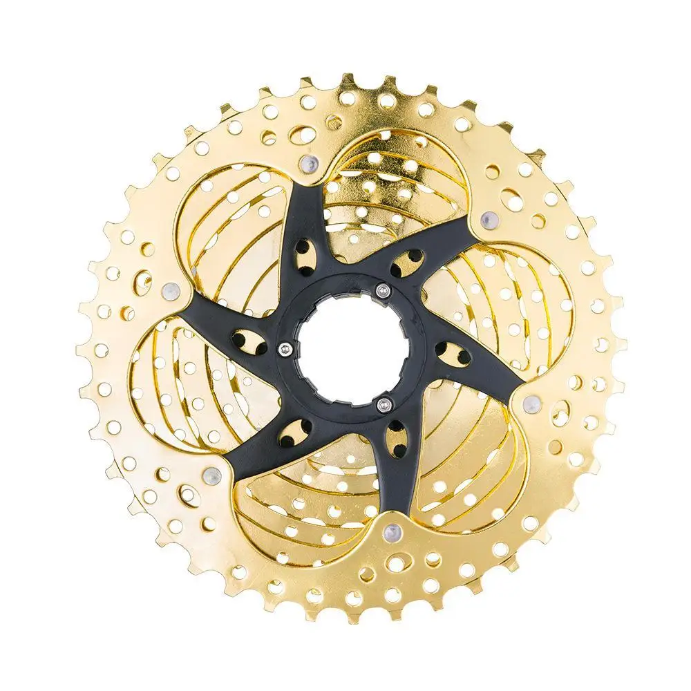 Кассета ZTTO MTB 9s 11-40T золото свободное колесо для горного велосипеда широкое