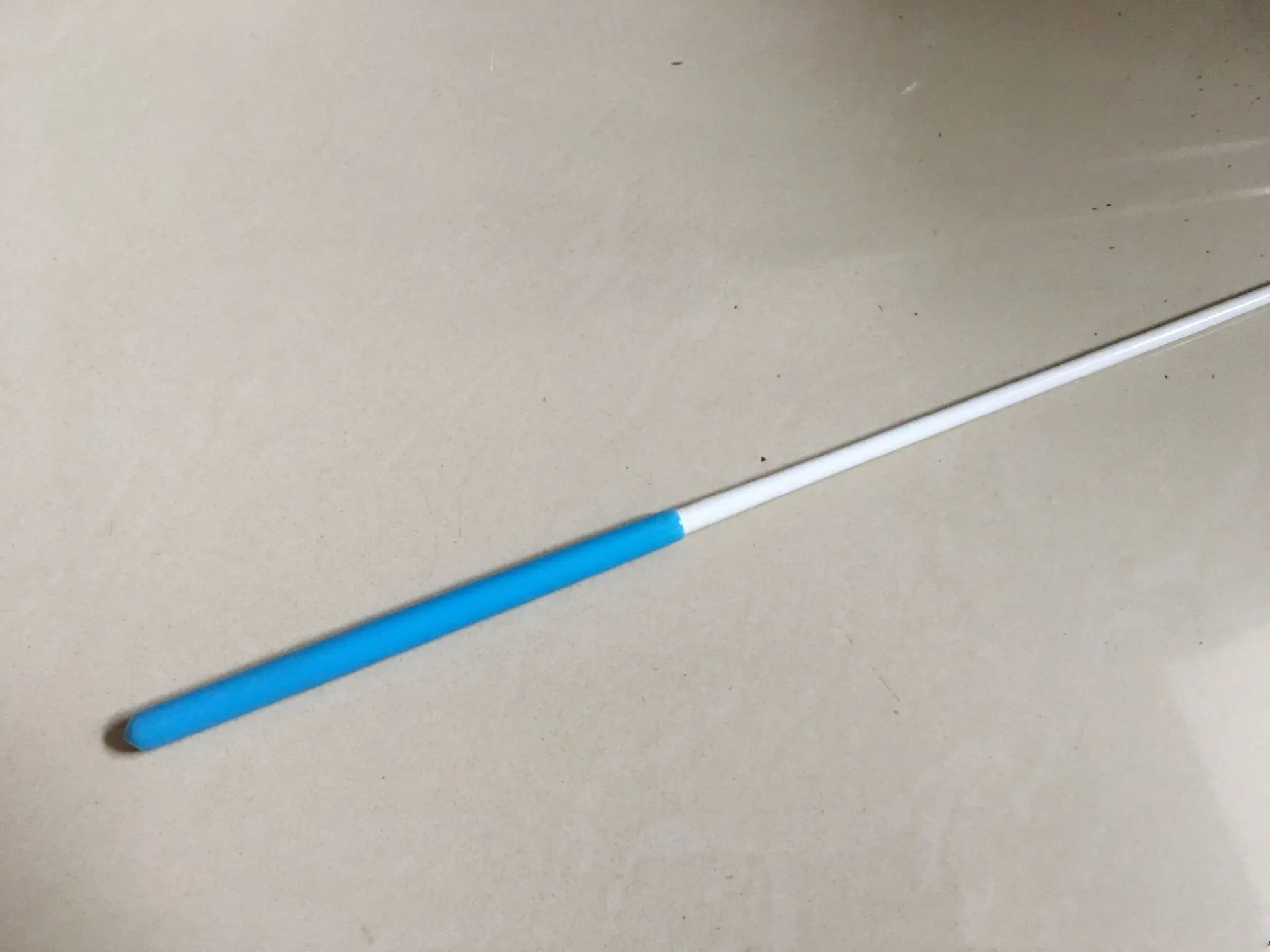 Blue Handle Очень толстая лента для танцев, палочка, палочка из стекловолокна, для детей и взрослых, Размеры: черный, красный, 49 см, 60 см, стандартный размер - Цвет: Blue Handle