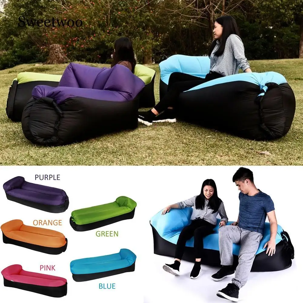 Портативный Надувной Спальный мешок для улицы надувная диванная подушка плоская
