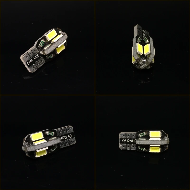 1 шт. Автомобильные светодиодные лампы W5W T10 10 SMD 5730 12 В|Сигнальная лампа| |