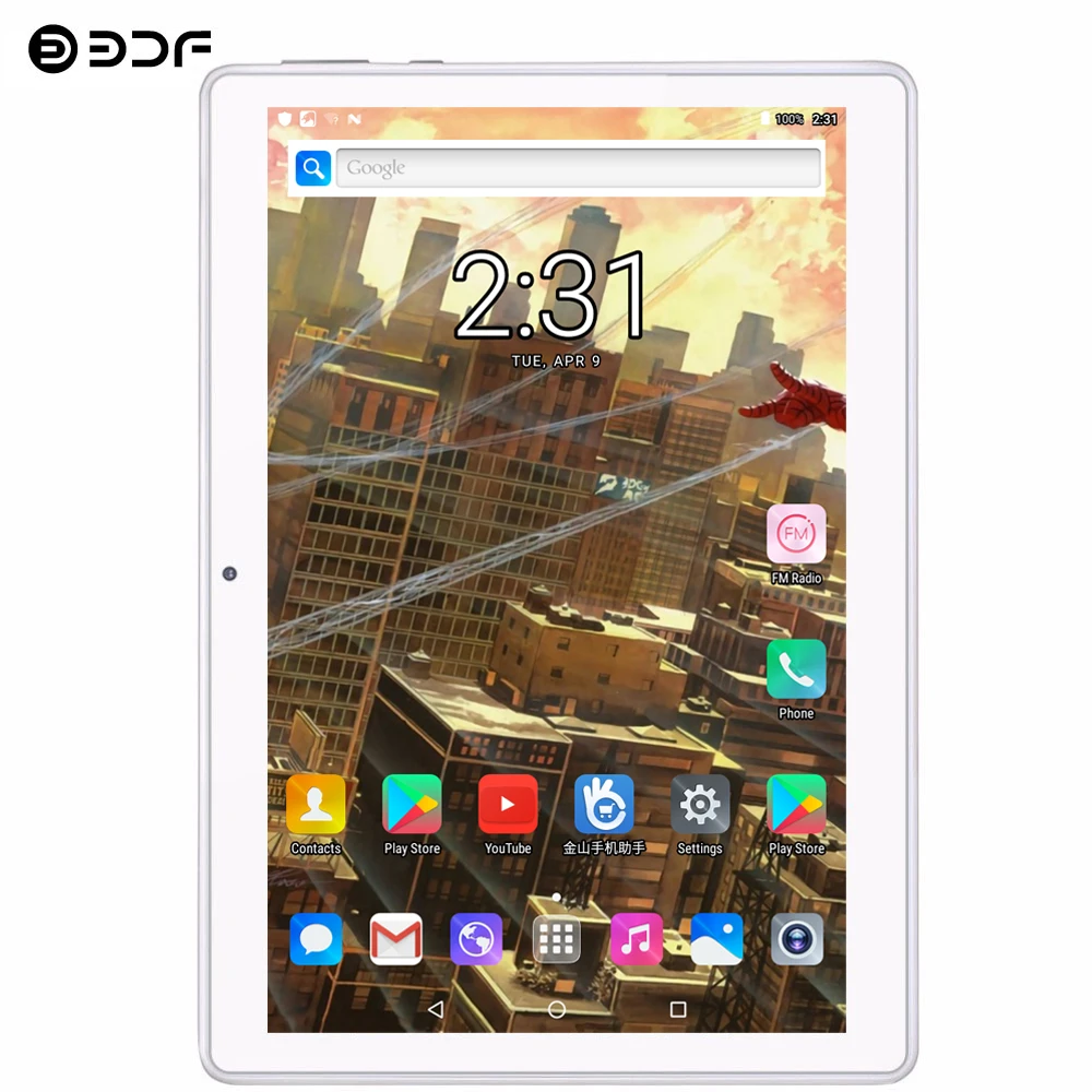 BDF, планшет, 10 дюймов, 3G/4G, LTE, телефонный звонок, планшетный ПК, четыре ядра, 4 Гб ram, 64 ГБ rom, Tab 1280*800, ips 10,1, планшеты, Android 8,1