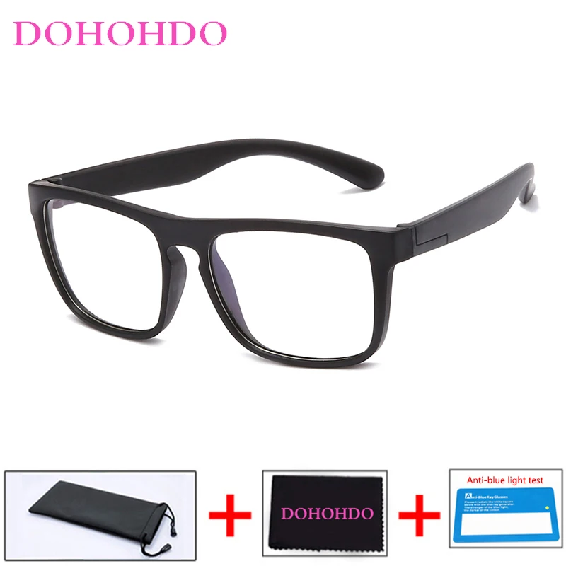 

DOHOHDO детские очки, анти-синий светильник TR90, мягкая оправа, гибкие силиконовые очки, детские очки для глаз, известность, UV400
