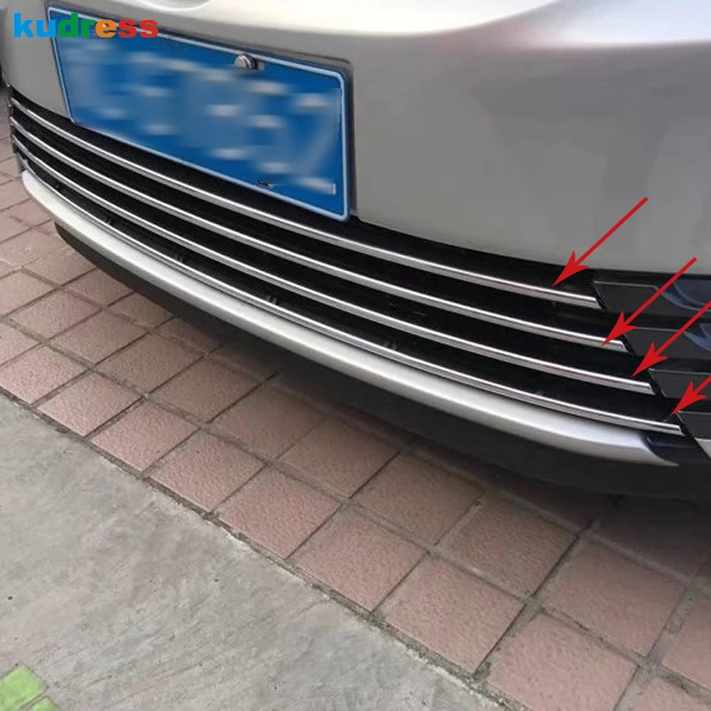 Для Toyota Corolla 2017 2018 Facelift ABS Хромированная передняя решетка радиатора Крышка