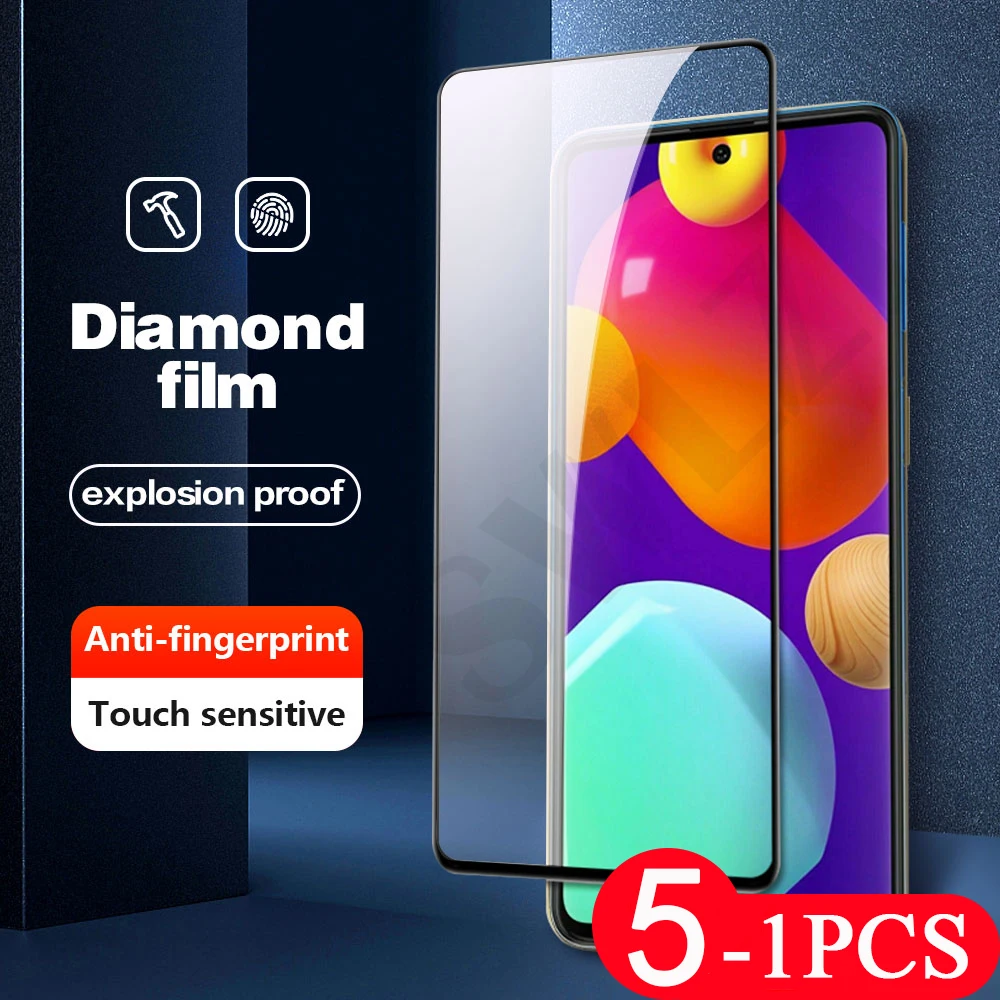 

5-1Pcs for Samsung Galaxy M01 M02 M10 M11 M12 M20 M21 M22 M30 M31 M32 M40 M42 M51 M62 Tempered Glass Phone Screen Protector film
