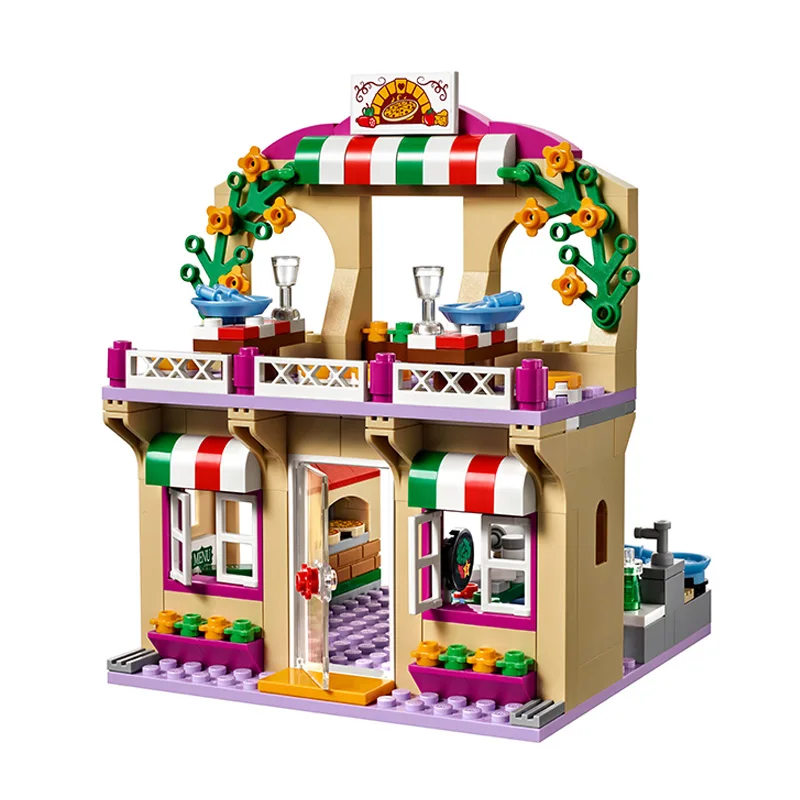 Строительные блоки пицца сделай сам развивающие игрушки для девочек 41311 | Игрушки