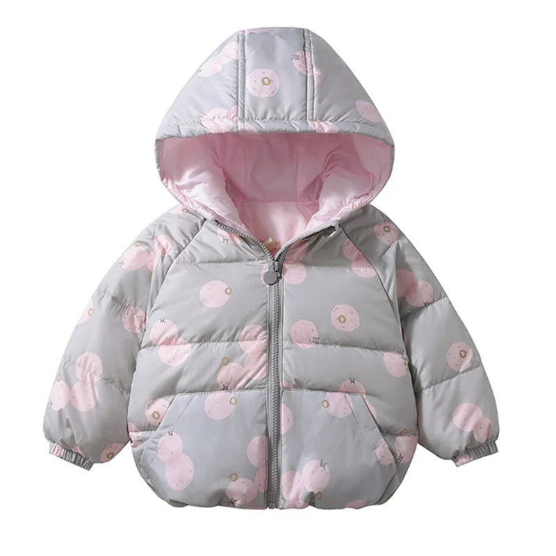 Новое Детское тонкое пуховое пальто весенне-осенняя верхняя одежда модные