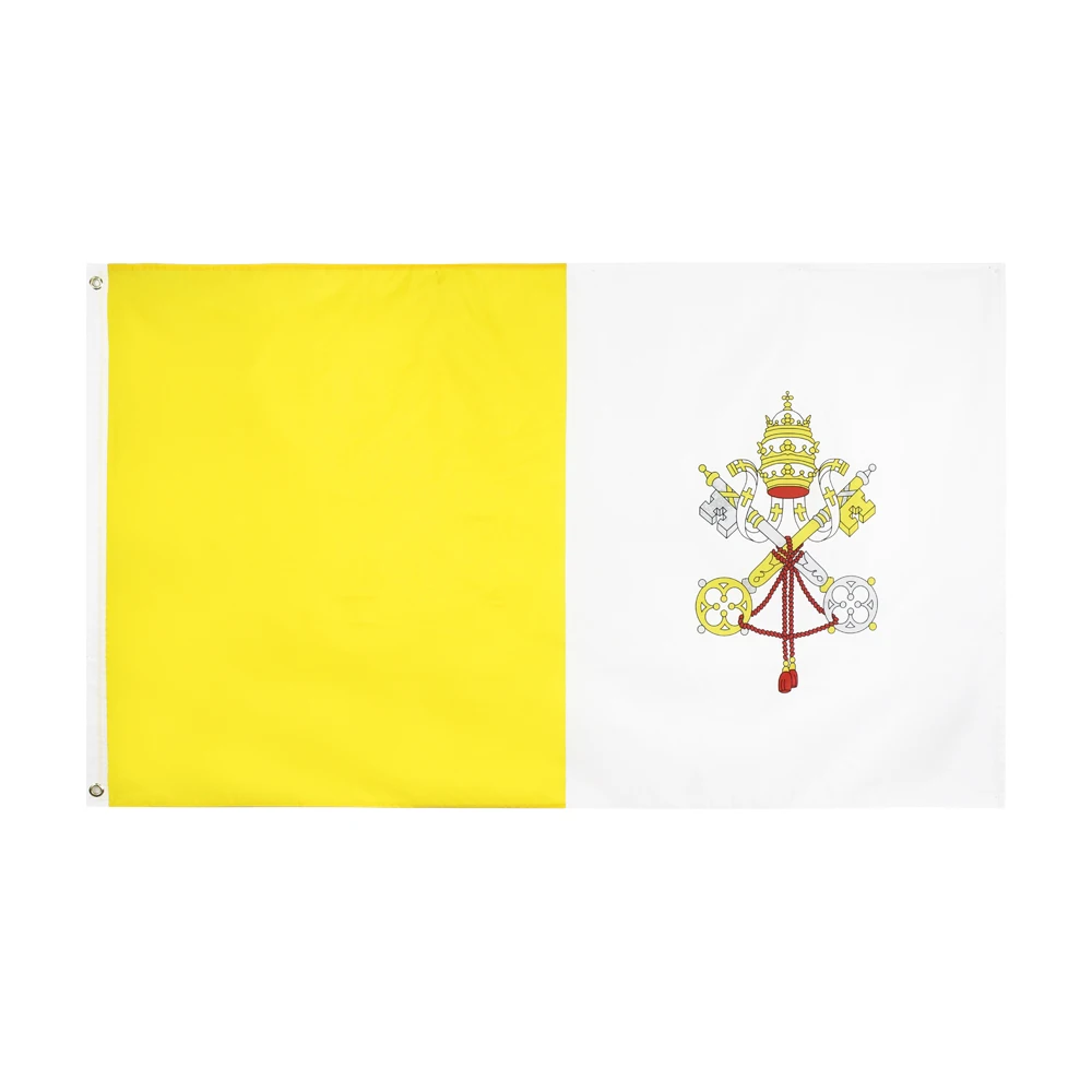 Флаг Ватикана для украшения 60x90/90x150 см | Дом и сад