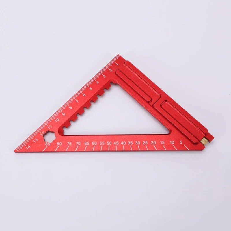 

Carpenter Woodworking Triangle Square Tool Folding Measuring Frame Ruler C90C