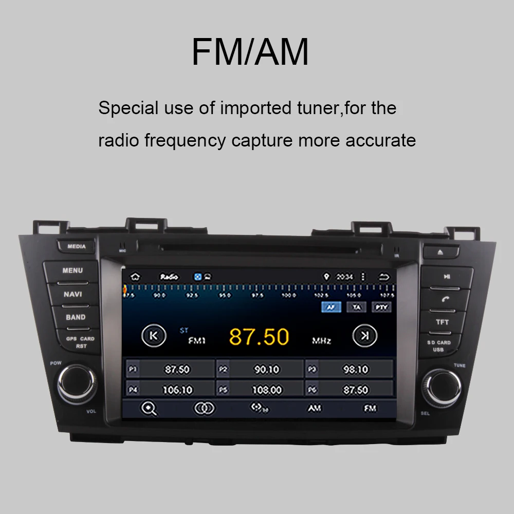 Android 10.0 Car GPS Navigation For MAZDA 5/Mazda Premacy 2010-2022 Radio DVD Player with Bluetooth WiFi Mirror Link | Автомобили и