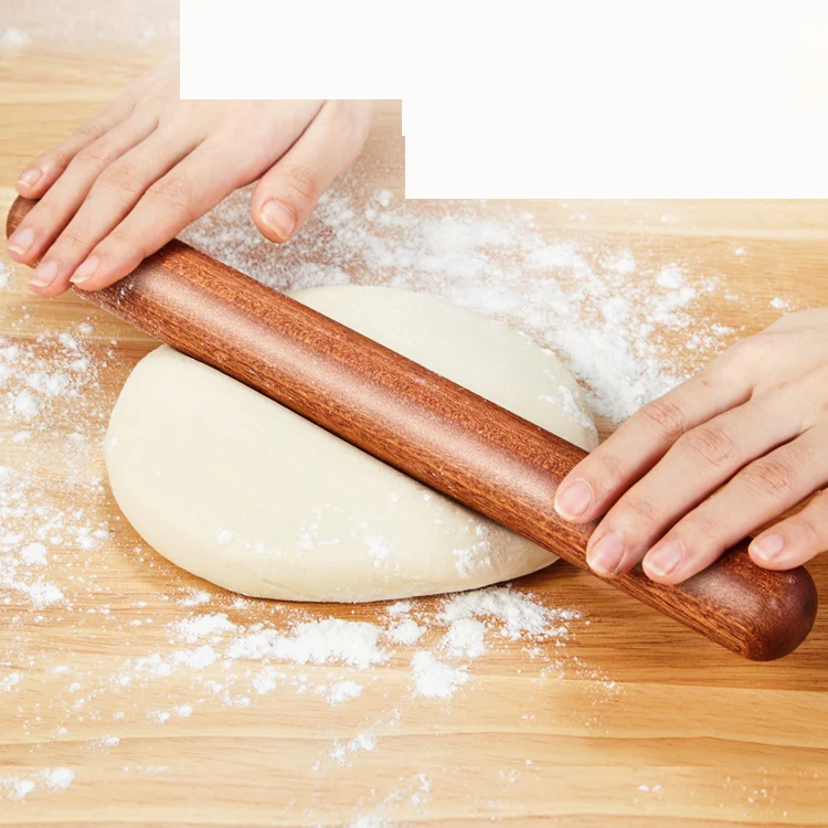 

Dumpling Skin Rolling Pin Smooth Wood Pattern Baking Pizza Dough Rolling Pin Fondant Cake Reposteria Kitchen Tools DI50GMZ