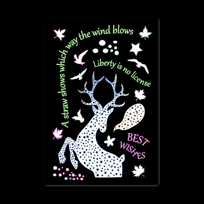 11*16 см Пасхальные прозрачные штампы с волшебным оленем/Силиконовые пломбы