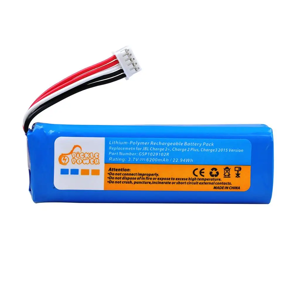 Аккумулятор GSP1029102R на 6200 мА · ч для JBL Charge 2 + plus 3 версия 2015 с инструментами