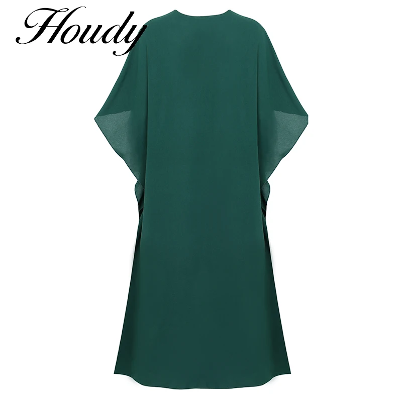 Женская длинная юбка Eid Green с вышивкой Дубайский турецкий исламский
