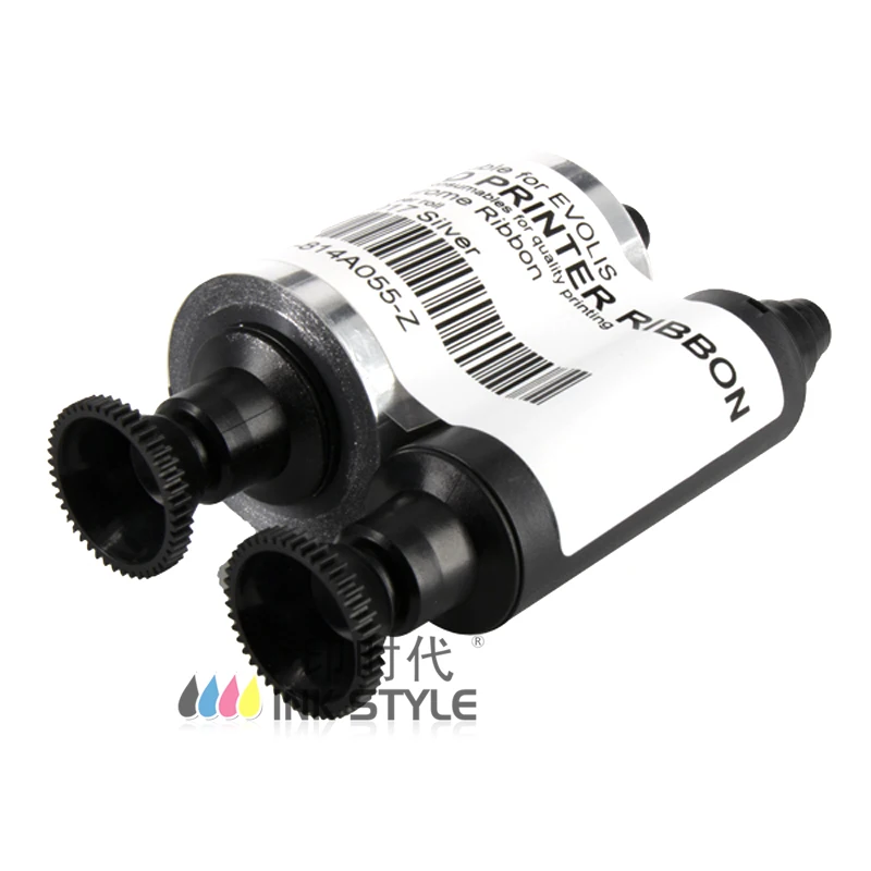 R2017 металлическая Серебряная печатная лента 1000 принты используемые в Evolis Dualys