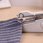 Портативный мини швейная машина ручной Электрический стежок машина для одежды шляпа носки занавес maquina de coser прочный швейный инструмент