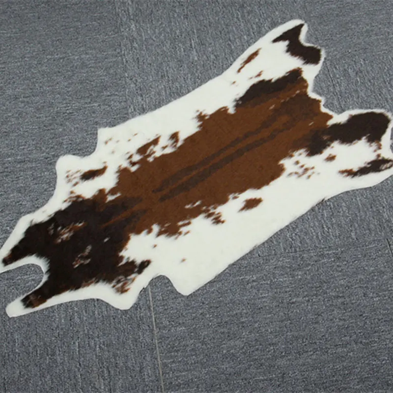 OIMG коврик из искусственной воловьей кожи корова шкура Зебра коврики для пола