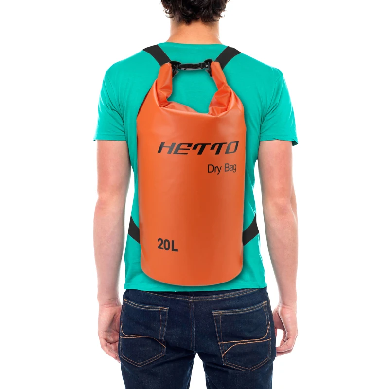 

20L Dry Bag Waterproof Surf Backpack Swimming Diving River Trekking Canoeing Boating Aquatic Sports Bag