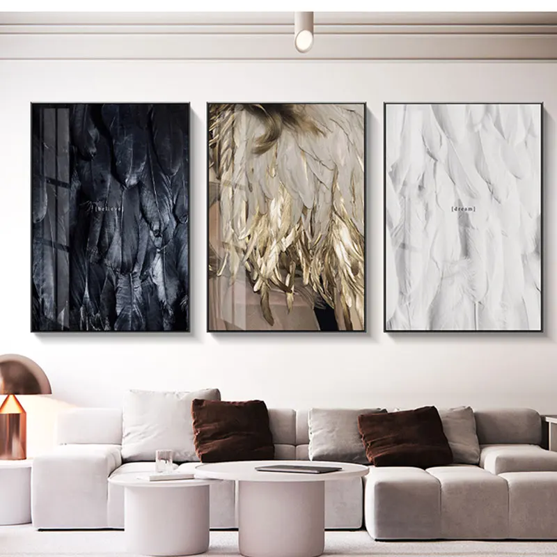Настенные картины в скандинавском стиле для гостиной столовой и коридора черные