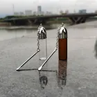 2 шт.лот 36 мм57 мм72 мм стекло табак диспенсер Пуля Ракетно Snorter табак Snorter ноги с металлический скребок коричневая прозрачная защитная плёнка