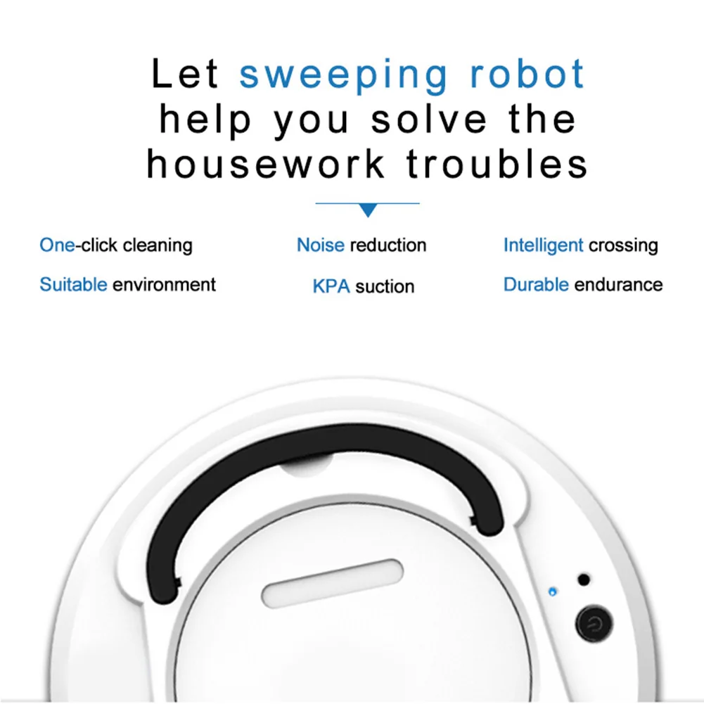 

3-In-1 Multifunctional Auto Smart Robot Floor Cleaner Rechargeable Dry Wet Mop Sweeping Vacuum Cleaner Strong Suction Home Clean