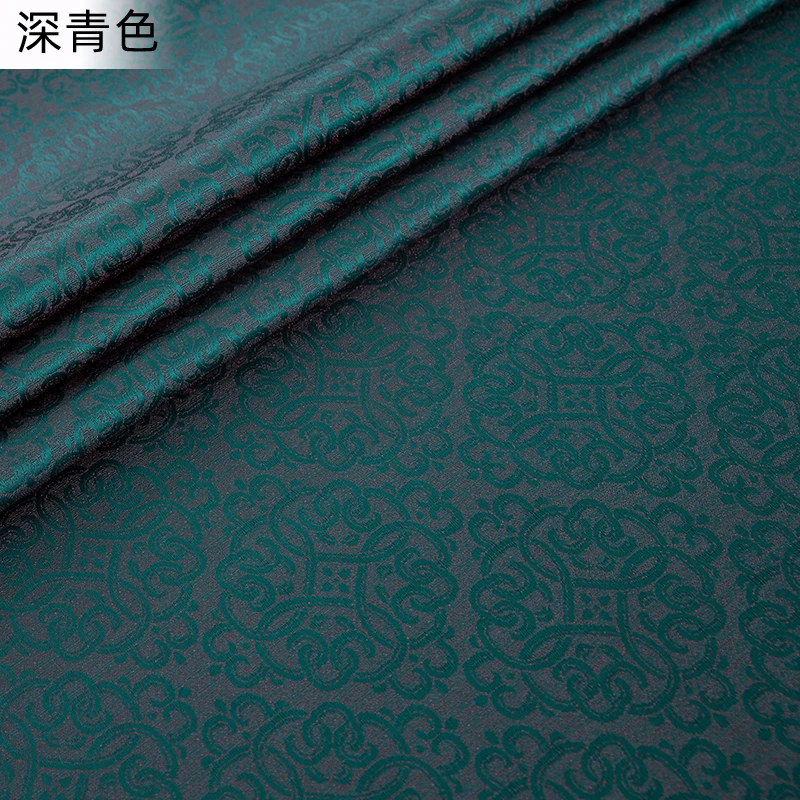 70 нейлоновый темно-зеленый Чонсам высокой плотности модная жаккардовая ткань в