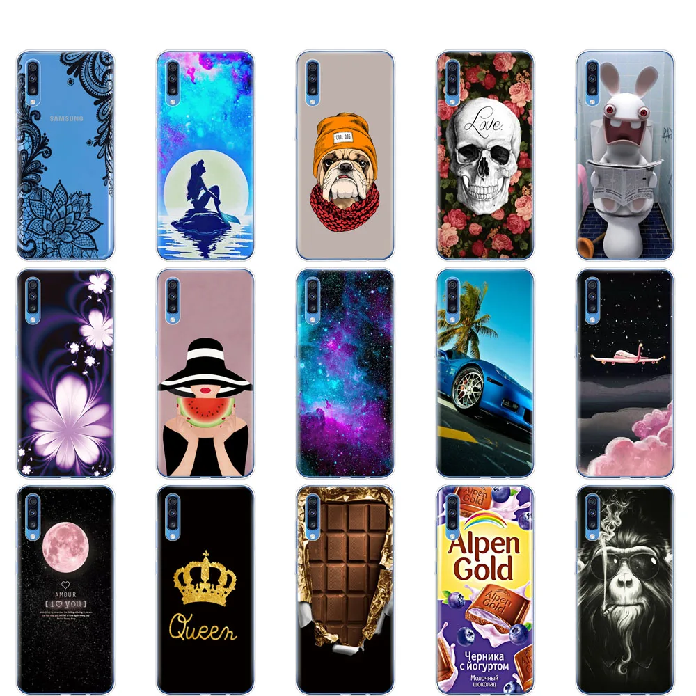 Чехол для Samsung A70,, мягкий, ТПУ, задняя крышка для телефона, для Samsung Galaxy A70, силиконовые чехлы, Coque Capa A 70, A705, A705F, бампер