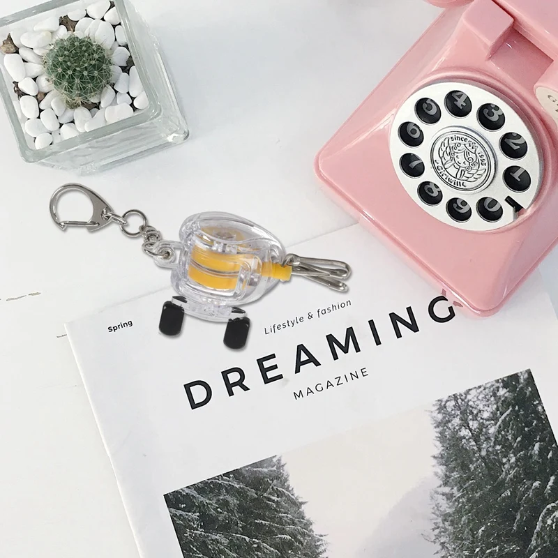 Растягивающийся брелок для рыбьего колеса серебряный цвет рыболовные снасти