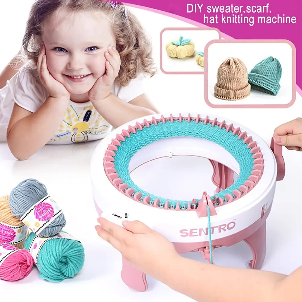 

Knitting Machine 48 Needles Knitting Loom Machine With Row Counter Smart Weaving Round Loom Knitting Board Kit Adults And Kids