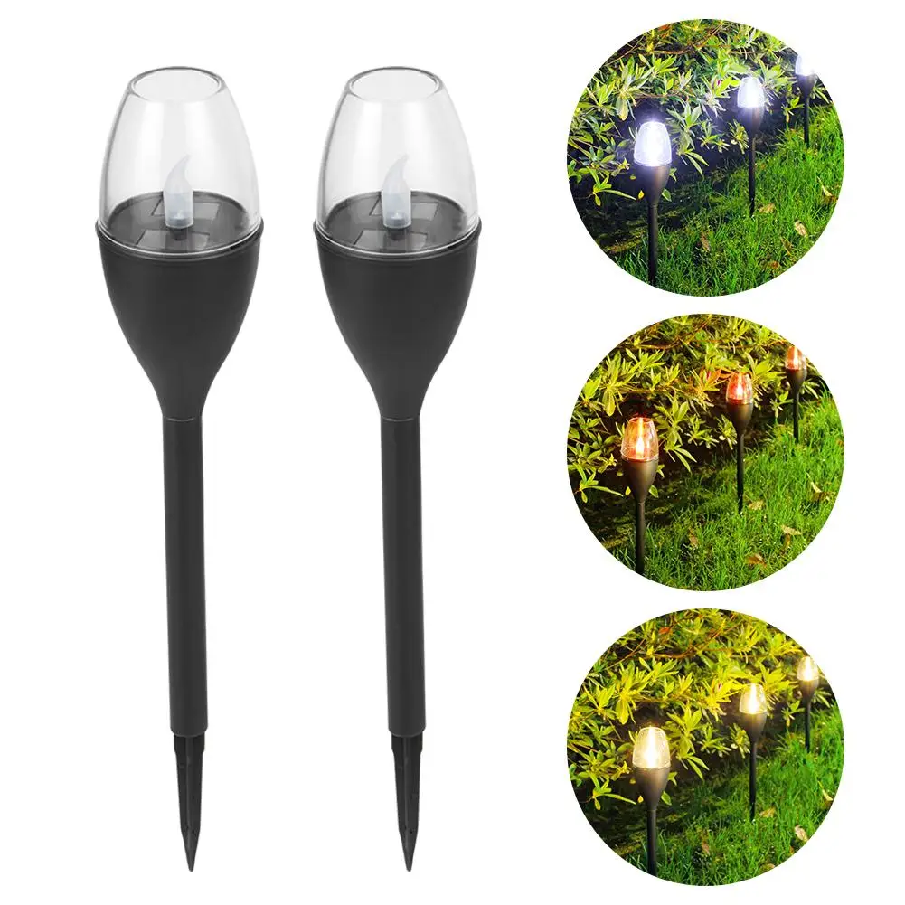 

Светодиодные фонари на солнечной батарее для газона IP65, наружные водонепроницаемые садовые светильники для дорожек, уличная лампа для доро...