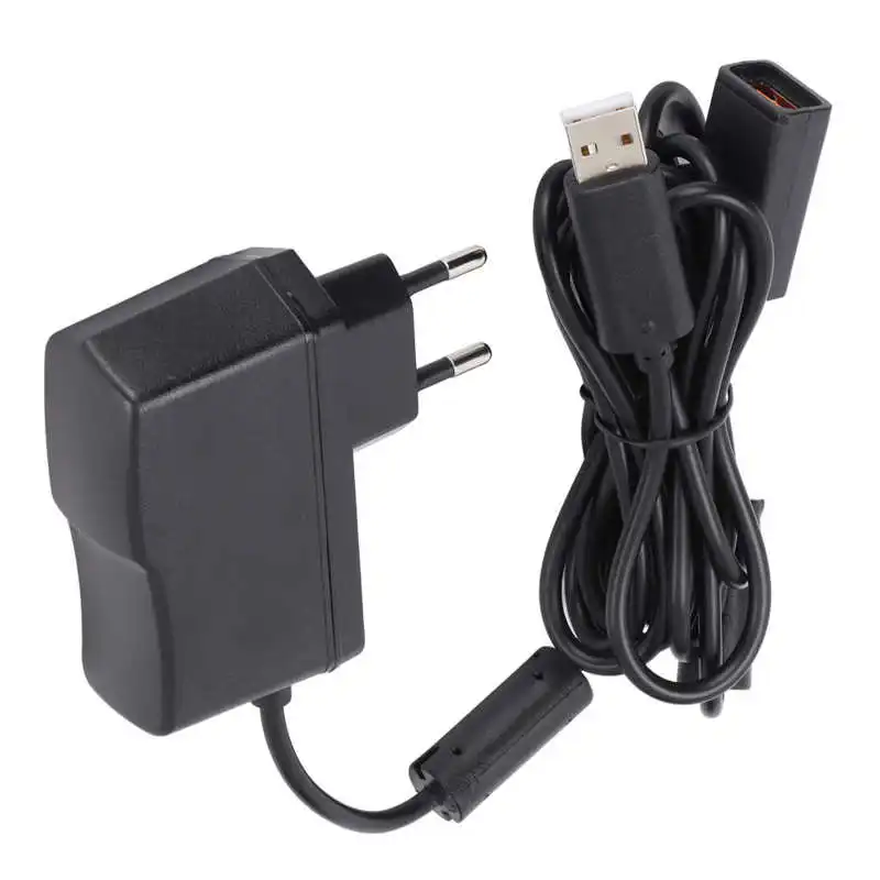 USB To AC Power Supply Adapter Compact EU Plug 100‑240V for Xbox 360 Kinect Sensor |