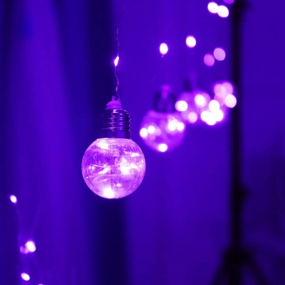 СВЕТОДИОДНАЯ Гирлянда занавеска на окно с медным проводом|Праздничное